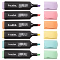 Markeerstift | Pastel | 6 kleuren assorti