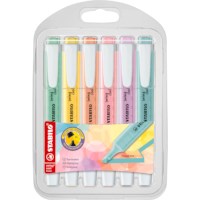 Markeerstift | STABILO | swing cool Pastel | Etui 6 kleuren