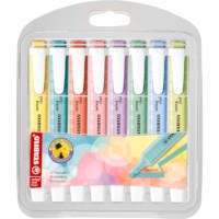 Markeerstift | STABILO | swing cool Pastel | Etui 8 kleuren - set 1