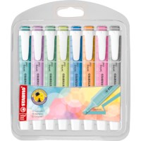 Markeerstift | STABILO | swing cool Pastel | Etui 8 kleuren - set 2