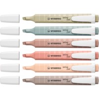 Markeerstift | STABILO | swing cool | NatureCOLORS | Etui 6 kleuren