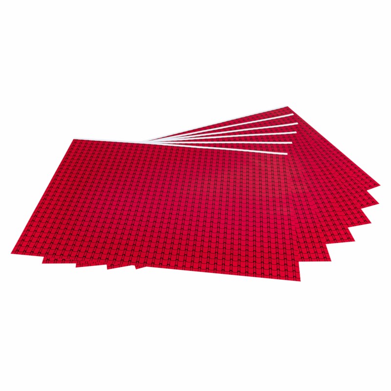 Dakpannenpapier | Rood | 50 vel