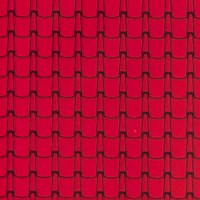 Dakpannenpapier | Rood | 50 vel