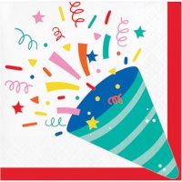 Servetten Feest | Haza | 25 cm | Set à 16 stuks 