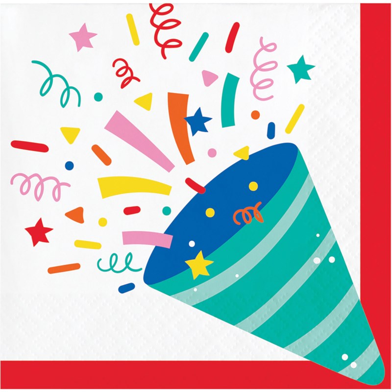 Servetten Feest | Haza | 25 cm | Set à 16 stuks 
