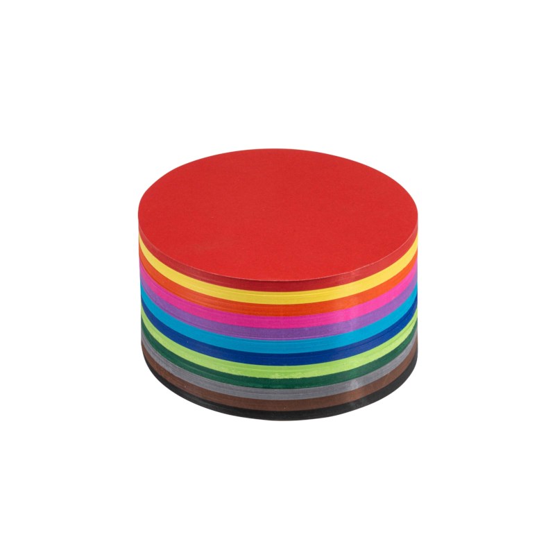Vouwbladen rond | Heutink | Assorti 12 | Ø 16 cm | 480 vel | 120 grams