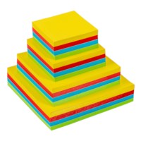 Vouwbladen vierkant | Heutink | Assorti 4 | 16 x 16 cm | 480 vel | 60 grams