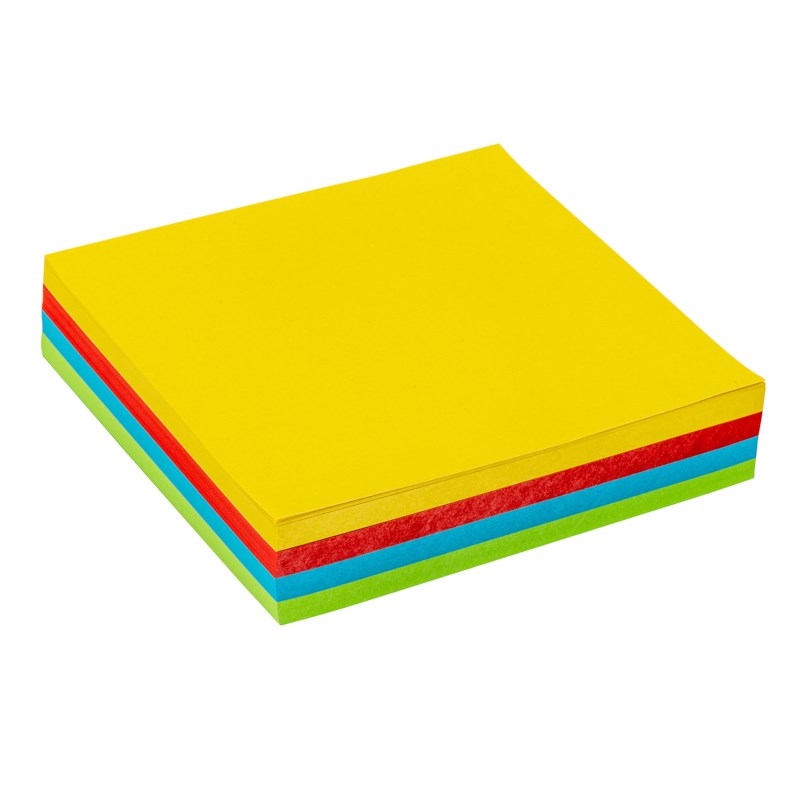 Vouwbladen vierkant | Heutink | Assorti 4 | 20 x 20 cm | 480 vel | 60 grams