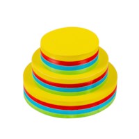 Vouwbladen rond | Heutink | Assorti 4 | Ø 12 cm  | 480 vel | 60 grams