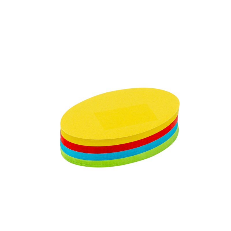 Vouwbladen rond | Heutink | Assorti 4 | Ovaal  Ø 16 cm | 480 vel | 60 grams