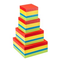 Vouwbladen vierkant | Heutink | Assorti 4 | 16 x 16 cm | 480 vel | 120 grams