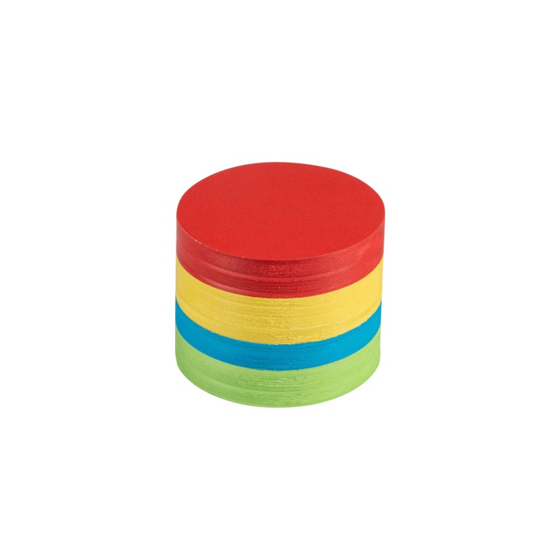 Vouwbladen rond | Heutink | Assorti 4 | Ø 12 cm | 480 vel | 120 grams