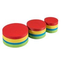 Vouwbladen rond | Heutink | Assorti 4 | Ø 12 cm | 480 vel | 120 grams