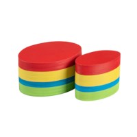 Vouwbladen ovaal | Heutink | Assorti 4 | 12 cm | 480 vel | 120 grams