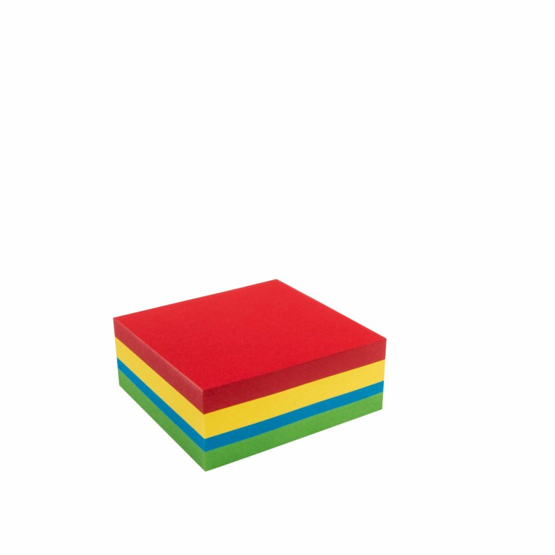 Vouwbladen vierkant | Heutink | Assorti 4 | 10 x 10 cm | 240 vel | 140 grams		