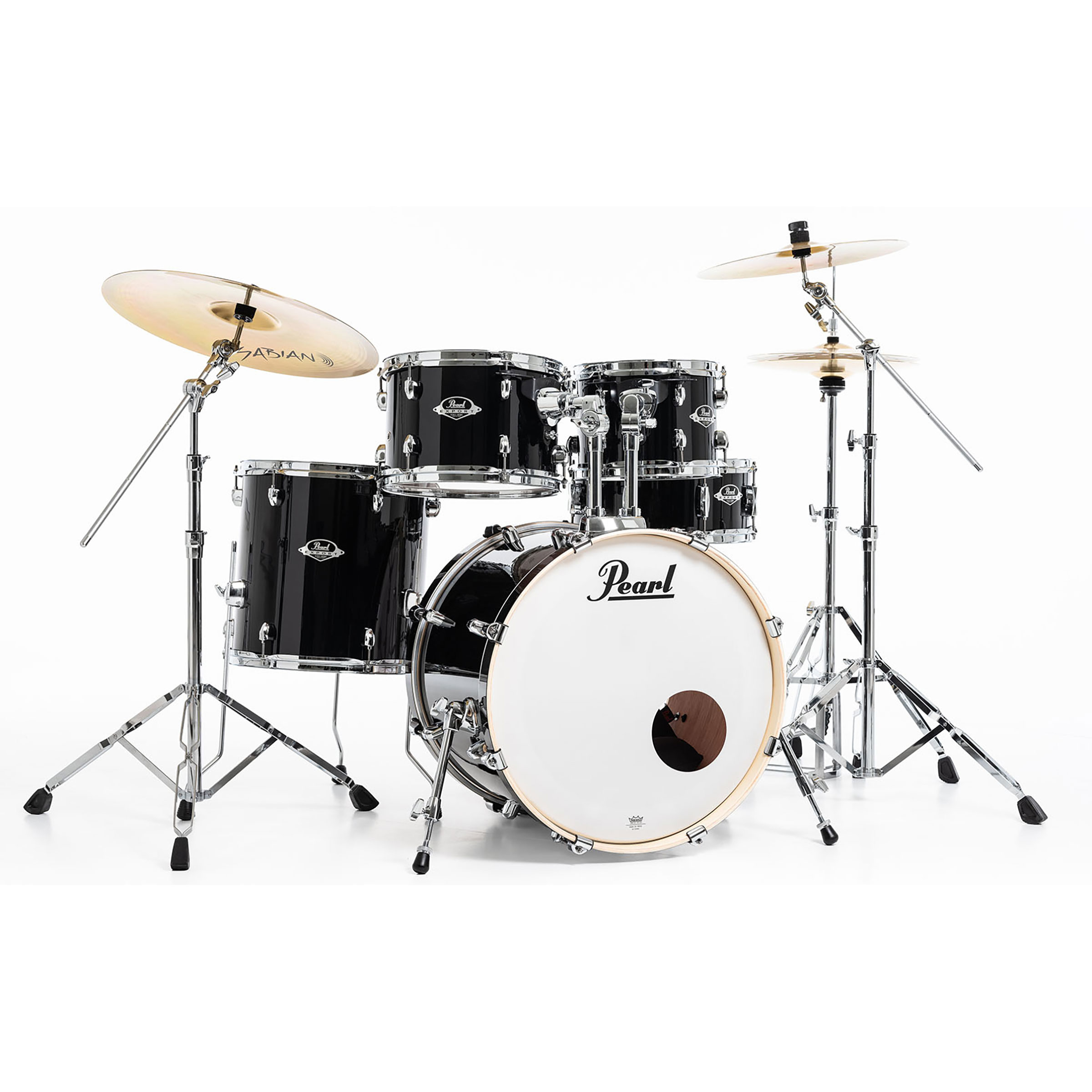 Drumstel | Pearl | Export EXX725SBR/C31 Jet Black | Akoestisch | 5
