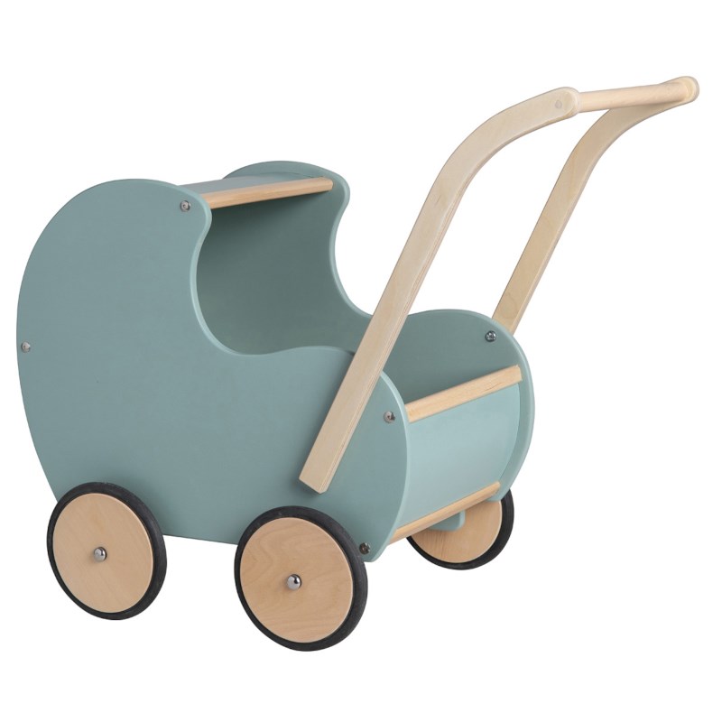 Poppenwandelwagen retro | Van Dijk Toys