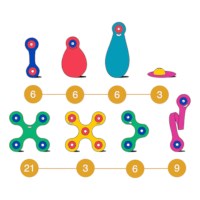 Clixo bouwset | 60 delig