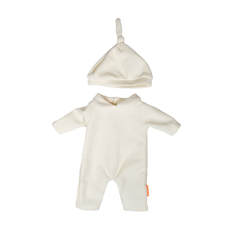 Pyjama met muts | Voor poppen van 32 en 38 cm