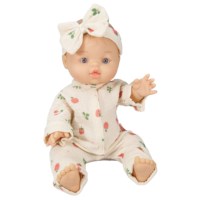 Poppenkleding | Romper en haarband | Voor poppen van 32 - 38 cm