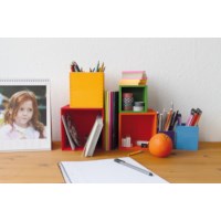 Stapelbakjes vierkant | Grimm's | Gekleurd