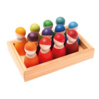 Regenboogvriendjes | Grimm's | Set à 12 stuks