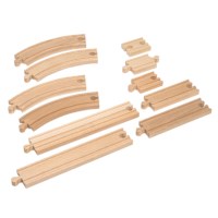 Uitbreidingsset rails voor treinset | BRIO | 11-delig