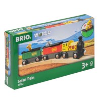 Trein met safaridieren voor treinset | BRIO