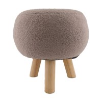 Kruk op pootjes | Ø 35 cm | Grijs