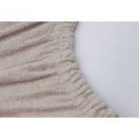 Hoes voor aankleedkussen | Badstof | Ivory/Nougat | 50 x 70 cm | Set à 2