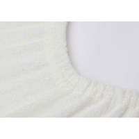 Hoes voor aankleedkussen | Badstof | Ivory/Nougat | 50 x 70 cm | Set à 2