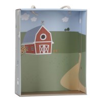 Knuffelpop boer Jim met kip | Little Dutch | Little farm