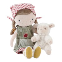 Knuffelpop boerin Rosa met schaap | Little Dutch | Little farm