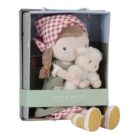 Knuffelpop boerin Rosa met schaap | Little Dutch | Little farm