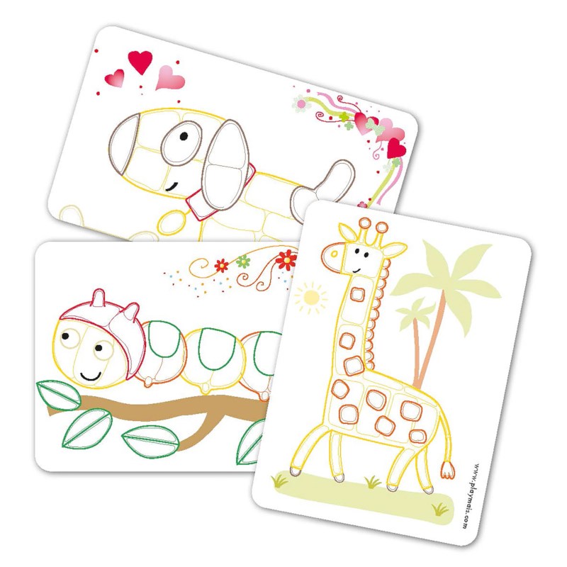 Playmais werkkaarten | 24 stuks