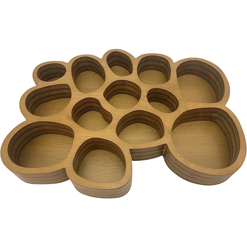 Sorteerbak bubble | 47 x 38 x 7 cm | 13 vakken 