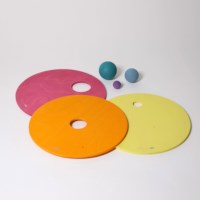 Rollende schijven | Grimm's | Pastel warm