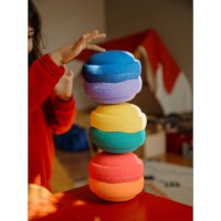 Stapelstein Mini | Regenboog | Set à 6 stuks