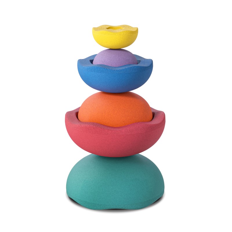 Stapelstein Inside | Regenboog | Set à 6 stuks