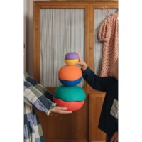 Stapelstein Inside | Regenboog | Set à 6 stuks