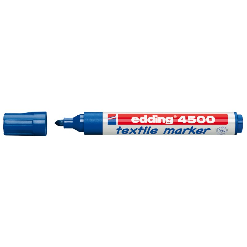 Textielstift | Edding | Blauw | 4500