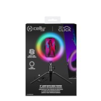 Selfie ringlamp | Met klein statief | Kleur