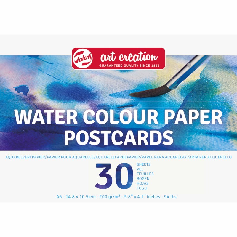 Aquarelpapier | Art Creation | A6 | 30 kaarten | 200 gram