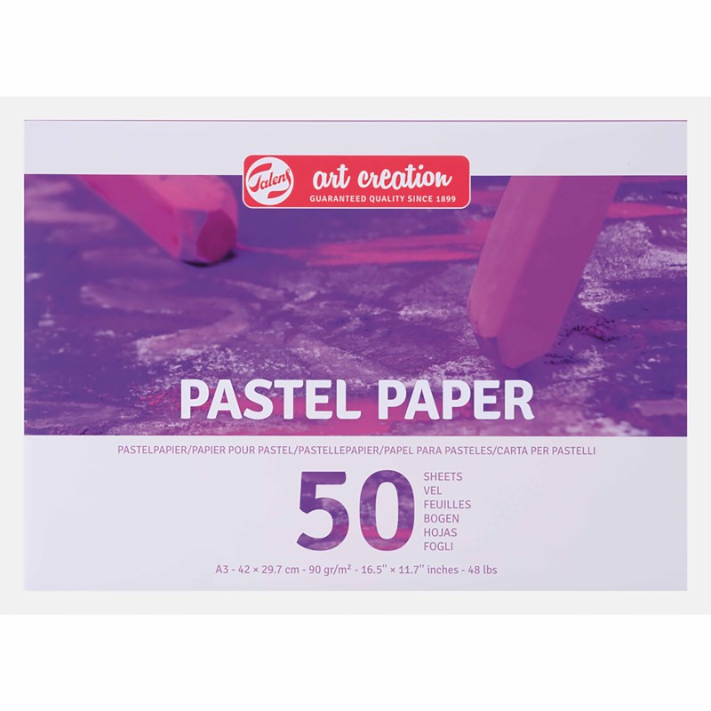 Pastelpapier | Art Creation | Wit | A3 | Blok 50 vel | 90 gram