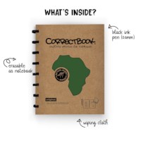 Uitwisbaar notitieboek | Correctbook | Forest Green | Gelinieerd | A5