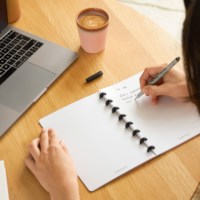 Uitwisbaar notitieboek | Correctbook | Forest Green | Gelinieerd | A5