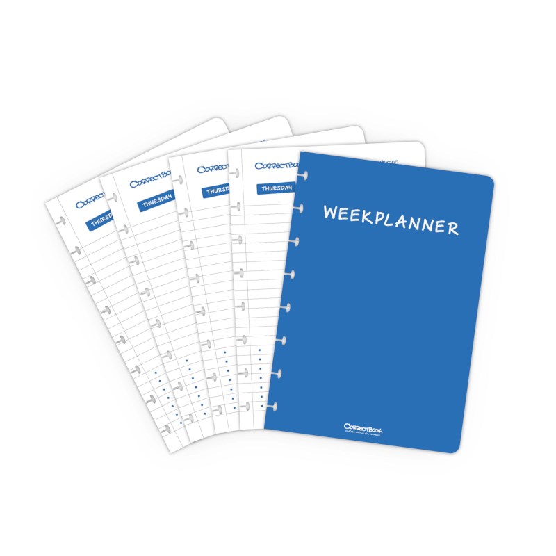 Set extra pagina's - Weekplanner | Correctbook | A5