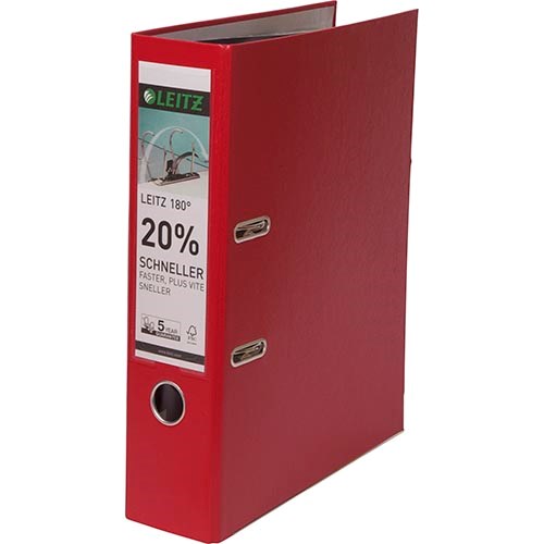 Ordner | Leitz 180° | A4 breedrug | Rood