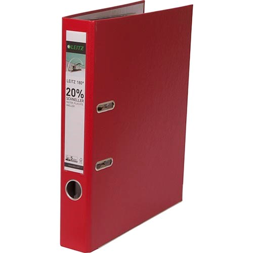 Ordner | Leitz 180° | A4 smalrug | Rood