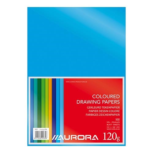 Tekenpapier | Blauw | A4 | 500 vel | 120 grams